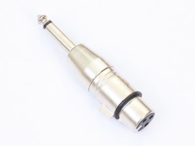 Microphone Cable Adapter 1/4" to Female XLR