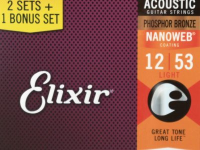 Acoustic guitar strings Elixir 12-53 Nanoweb
