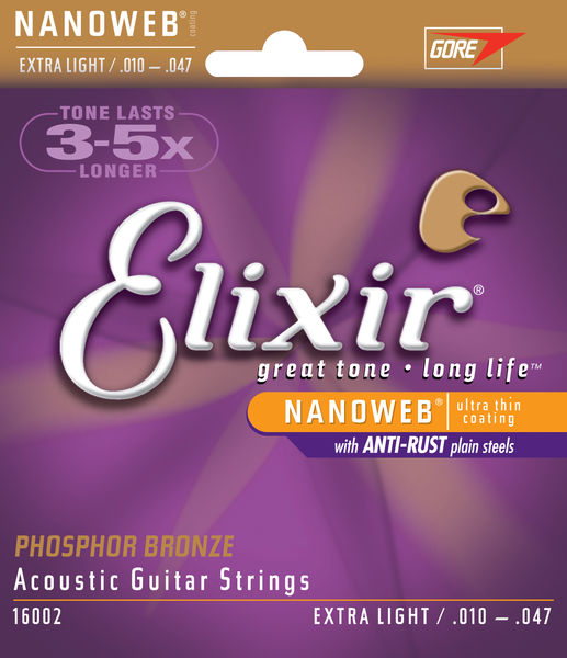 Elixir guitar strings 10-47 - acoustic guitar