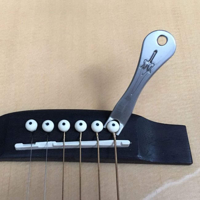 Acoustic Guitar Bridge Pin Hole Drilling Template/Guide | UK